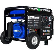 Duromax Portable Generator, Gasoline/Liquid Propane, 9,500 W/9,025 W Rated, 12,000 W/11,400 W Surge XP12000EH